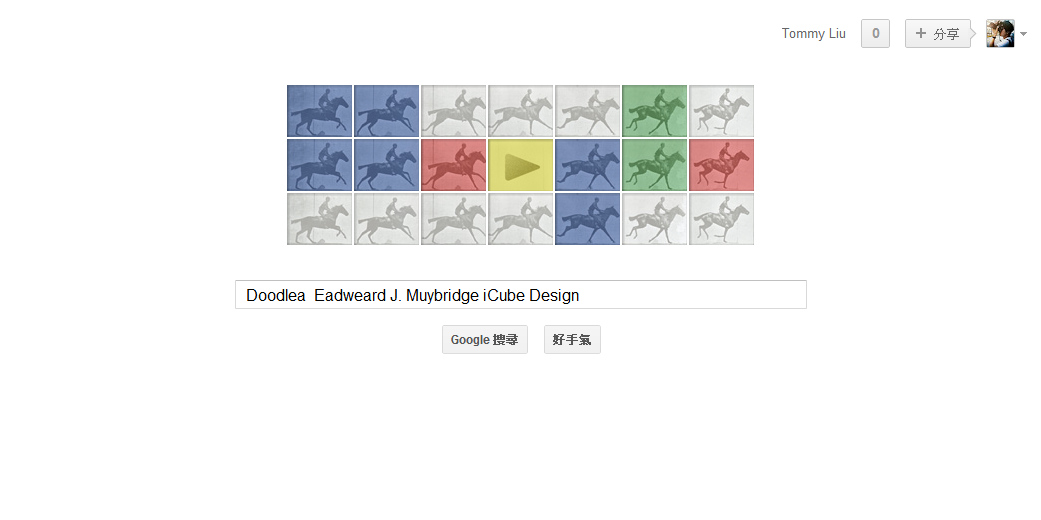 google doodle Eadweard J. Muybridge